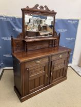 A circa 1900 mahogany sideboard,