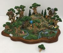 A Danbury Mint "The Hundred Acre Wood" diorama based on the Winnie the Pooh works by A.A.