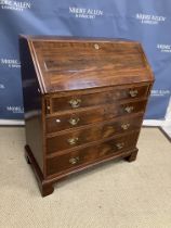 A 19th Century mahogany bureau,