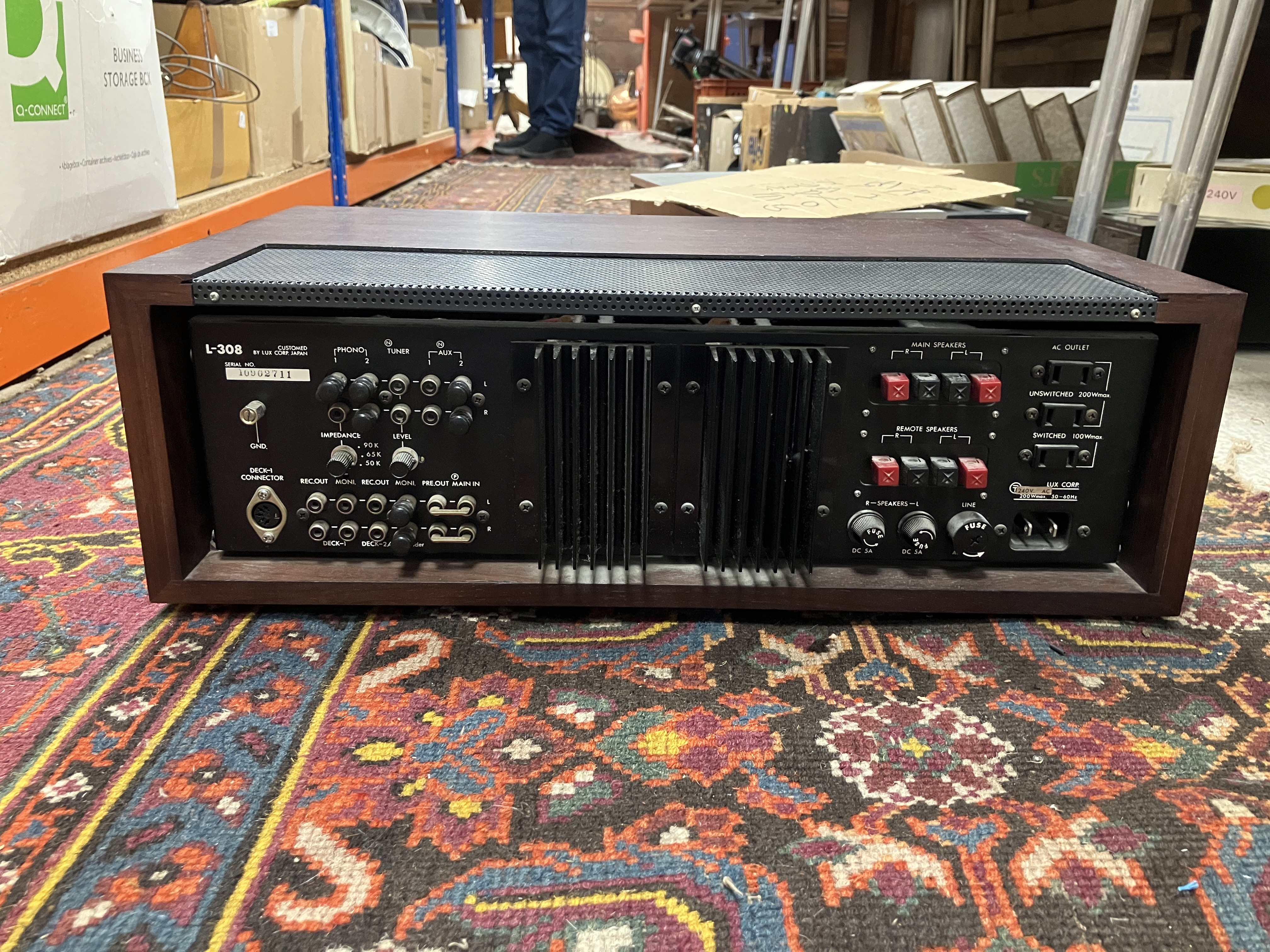 A Nakamichi 700 Tri Tracer 3 Head Cassette system together with a Luxman 308 Solid State Stereo - Image 28 of 54