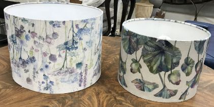 A pair of Voyage Maison velvet type lamp shades,