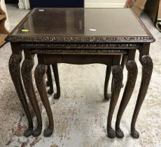 An oak single drawer side table in the 17th Century manner, 76 cm wide x 46 cm deep x 73 cm high,