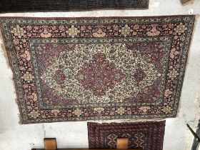A vintage Persian rug,