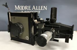 A Sinar bellows camera