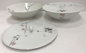 A Raymond Loewy for Rosenthal Continental China "Quince" pattern dinner service comprising two