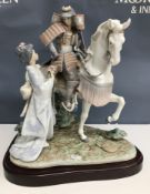 A Lladro figure group "Farewell of the Samurai" by Angelta Cabo, limited edition No'd.