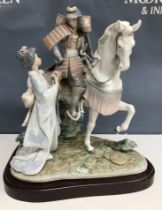 A Lladro figure group "Farewell of the Samurai" by Angelta Cabo, limited edition No'd.