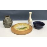 Two boxes of assorted china and glass to include Royal Worcester "Evesham" table wares,