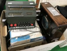 A Facit (Swedish) vintage hand operated calculator,