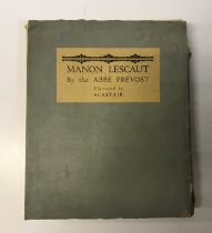L'ABBÉ PRÉVOST "Manon Lescaut" translated from the French by D C Moylan with eleven illustrations