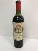 One bottle Chateau Lynch Bages Pauillac-Calvet 1959 in associated wooden case
