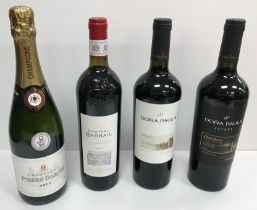 A collection of various wines including 1 x Chateau Barrail Bordeaux 2016 OWC,