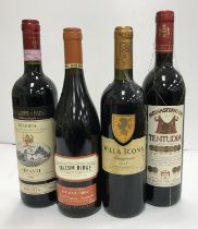 Six bottles of various red wines including Collezione di Paolo Riserva Chianti 2006 x 3,