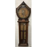 A mahogany case Admiral Fitzroy's Royal Polytechnic barometer,