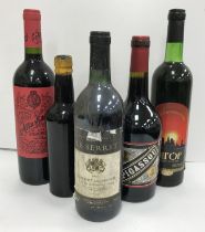 A box of twelve various wines including Pigassou 2009 x 2, Le Serret Cabernet Sauvignon 1993 x 2,