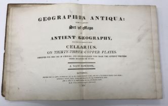 One volume "Geographia Antiqua: Being a Complete Set of Maps of Antient Geography,
