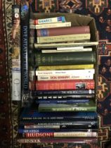 Four boxes of books on the subject of Travel, Geography, Animals etc.
