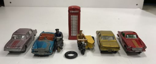 A collection of various model motor vehicles etc including a Roadmaster Super Cars Ford Corsair