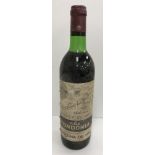 One bottle Vina Tondonia R Lopez de Heredia 1961