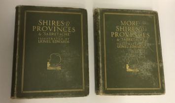 SABRATACHE "Shires and Provinces", illustrated by Lionel Edwards, published Eyre & Spottiswoode Ltd,
