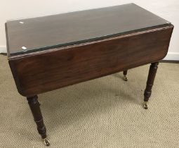 A Victorian mahogany drop leaf Pembroke table,