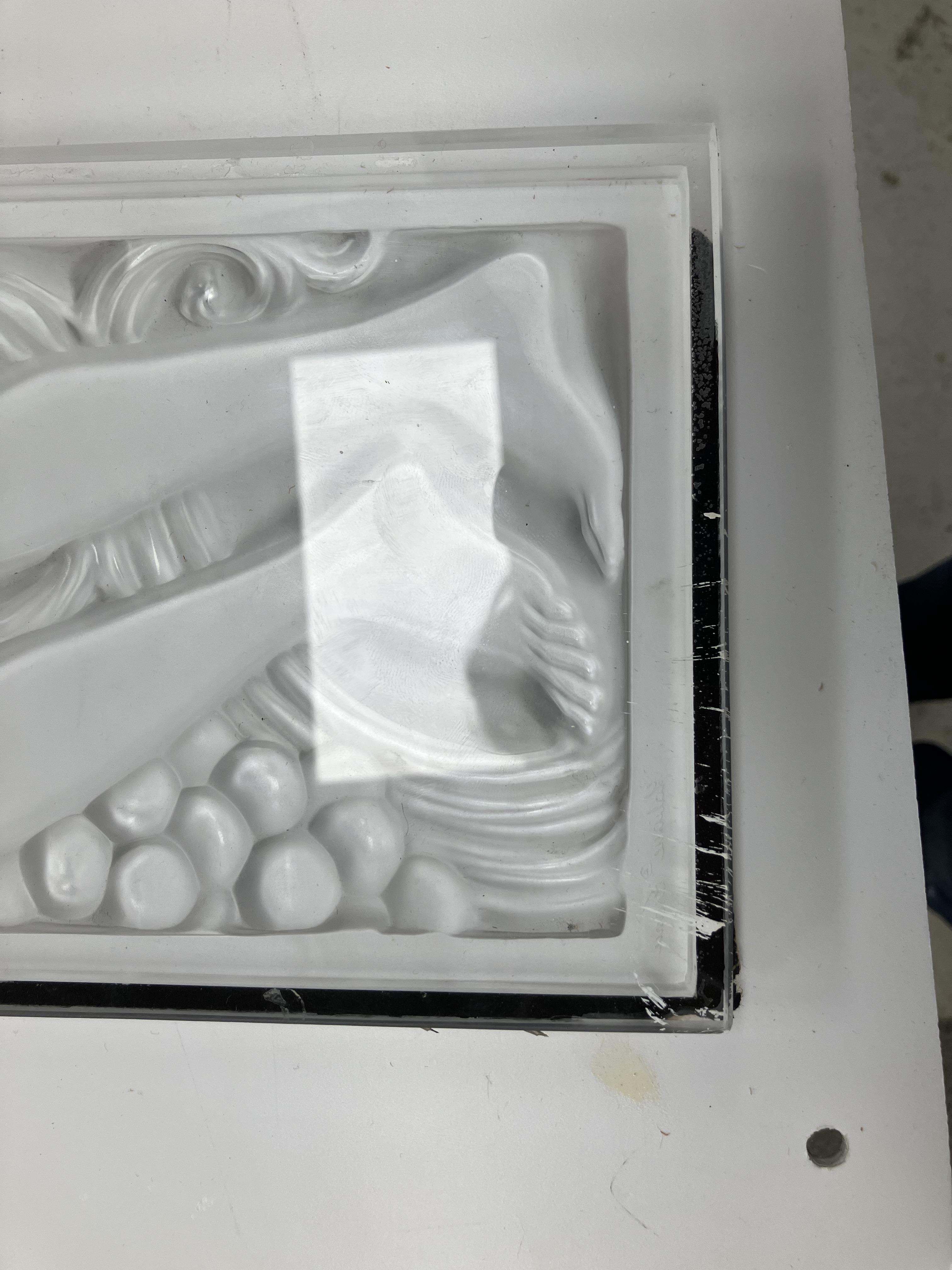 A Lalique frosted glass panel "Femme Bra - Image 6 of 15