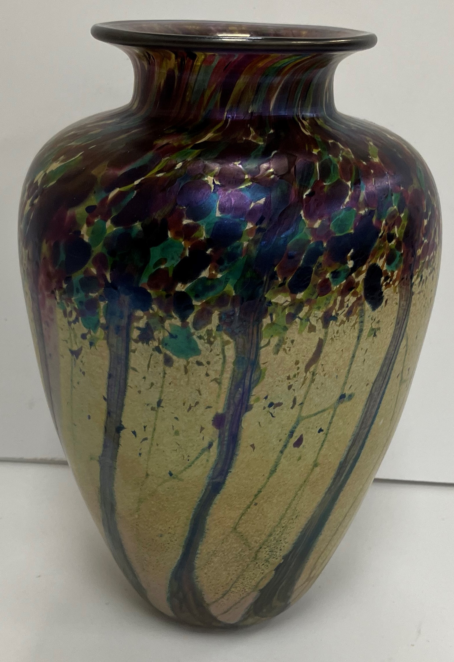 A Jonathan Harris Isle of Wight vase wit