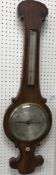 A 19th Century rosewood cased barometer