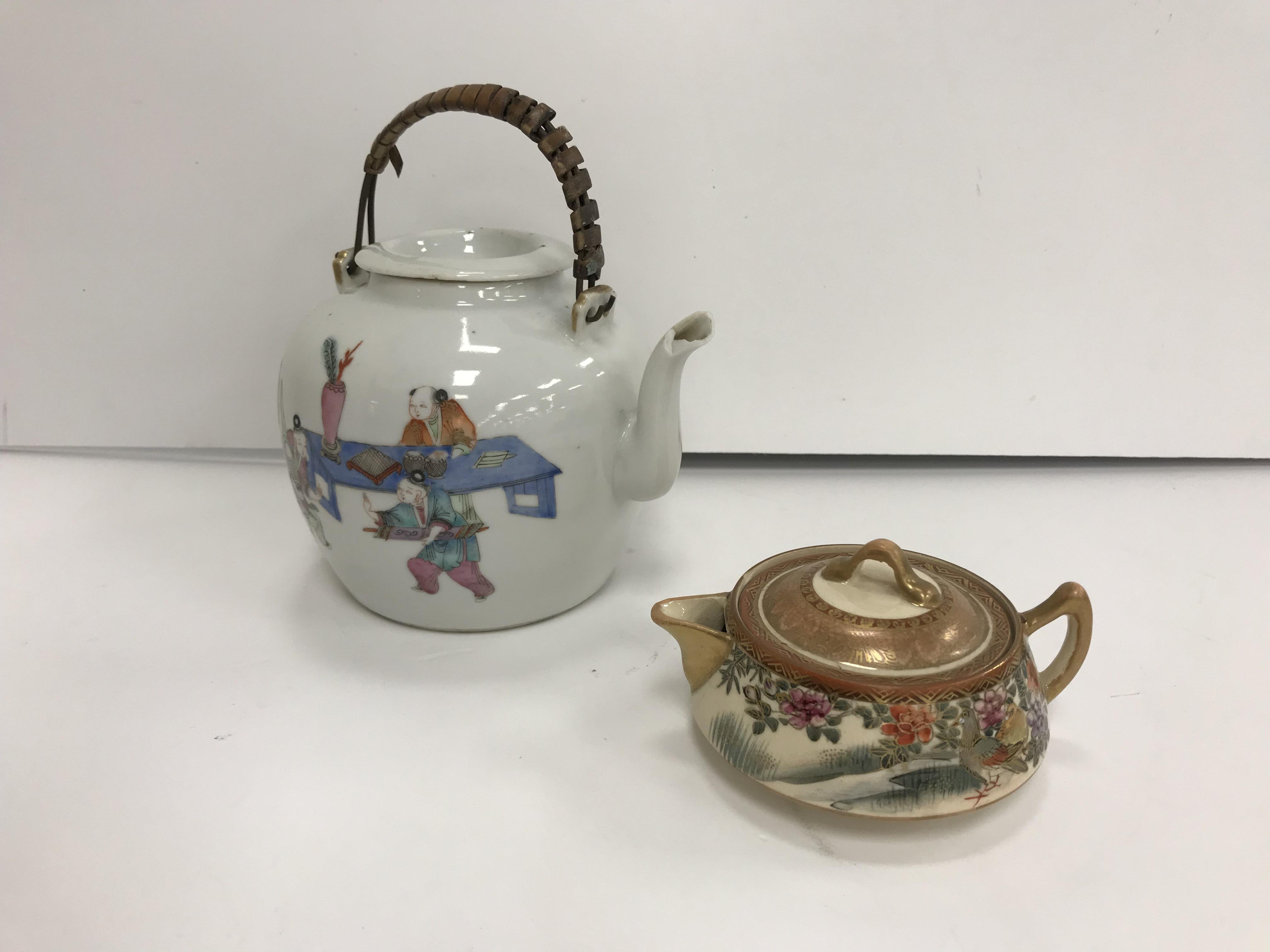 A 19th Century Chinese polychrome decora