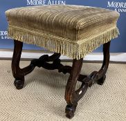 An oak stool in the 17th Century Flemish