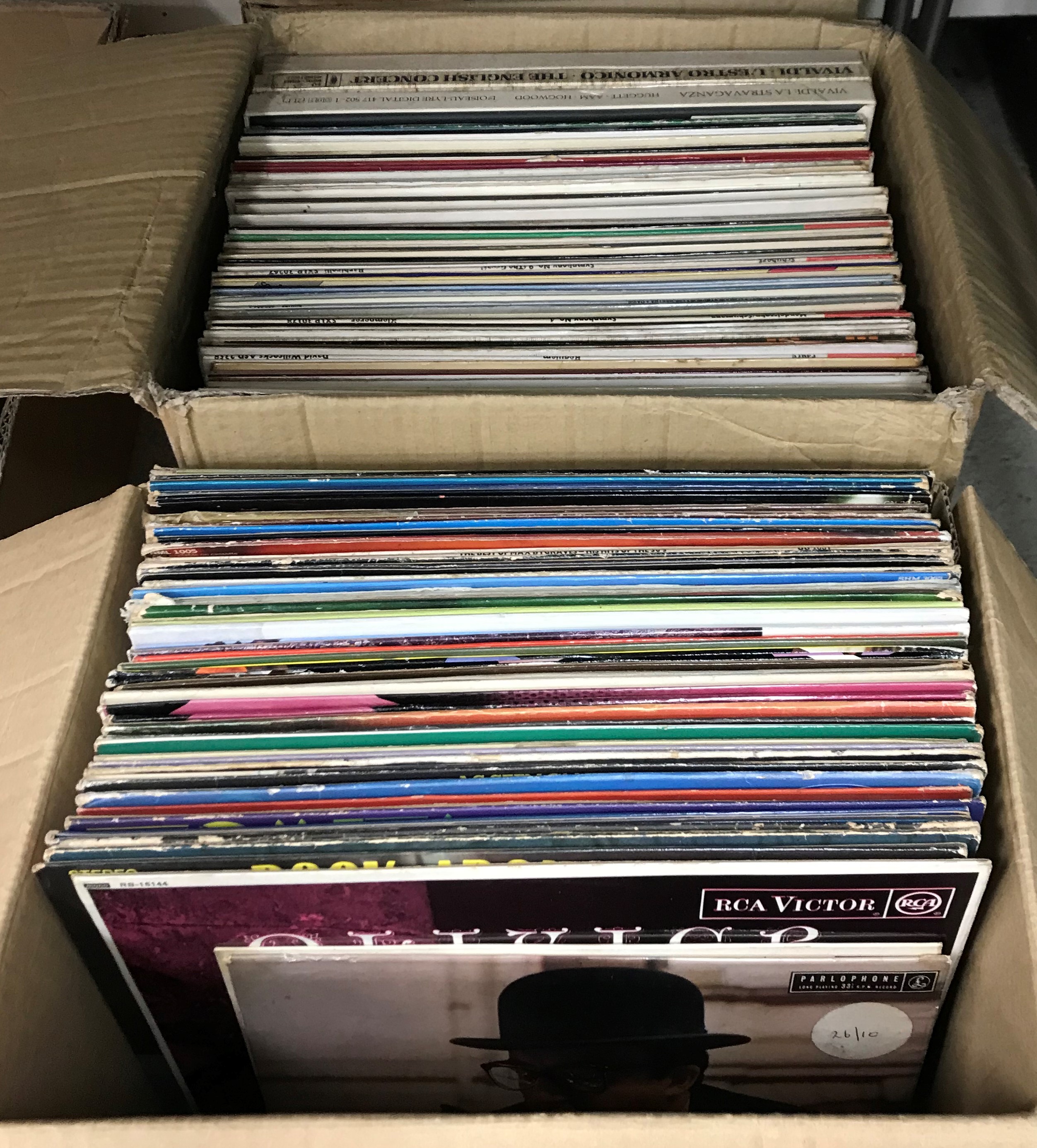Three boxes of assorted LPs to include H - Image 2 of 2