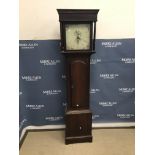 A 19th Century oak cased long case clock