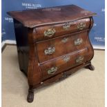 An 18th Century Dutch walnut commode of