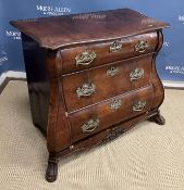 An 18th Century Dutch walnut commode of