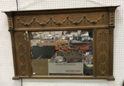 A 19th Century giltwood and gesso framed