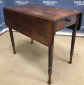 A 19th Century mahogany side table, the