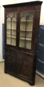 A 19th Century mahogany free standing co