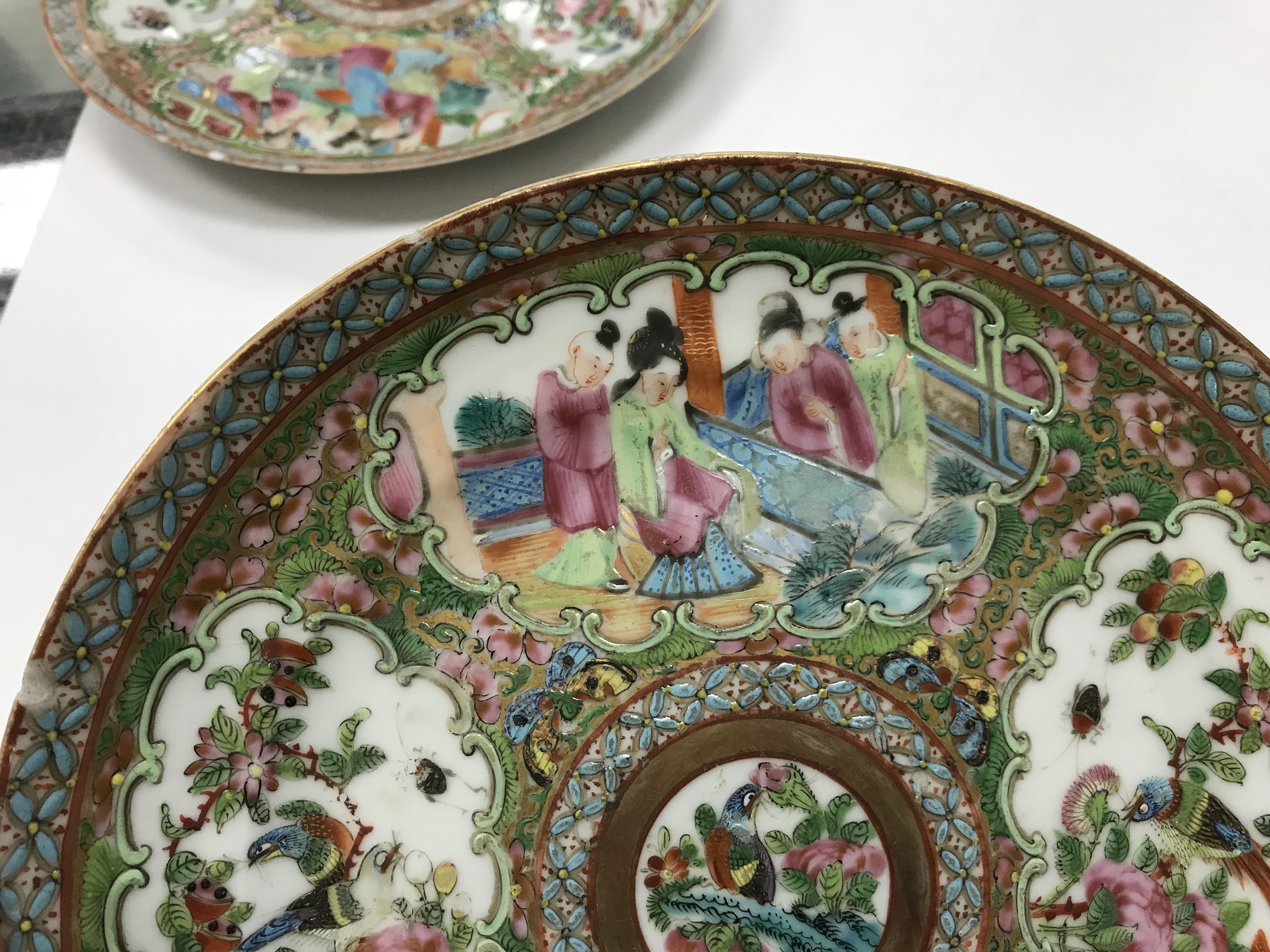 A set of three 19th Century Chinese fami - Image 47 of 59