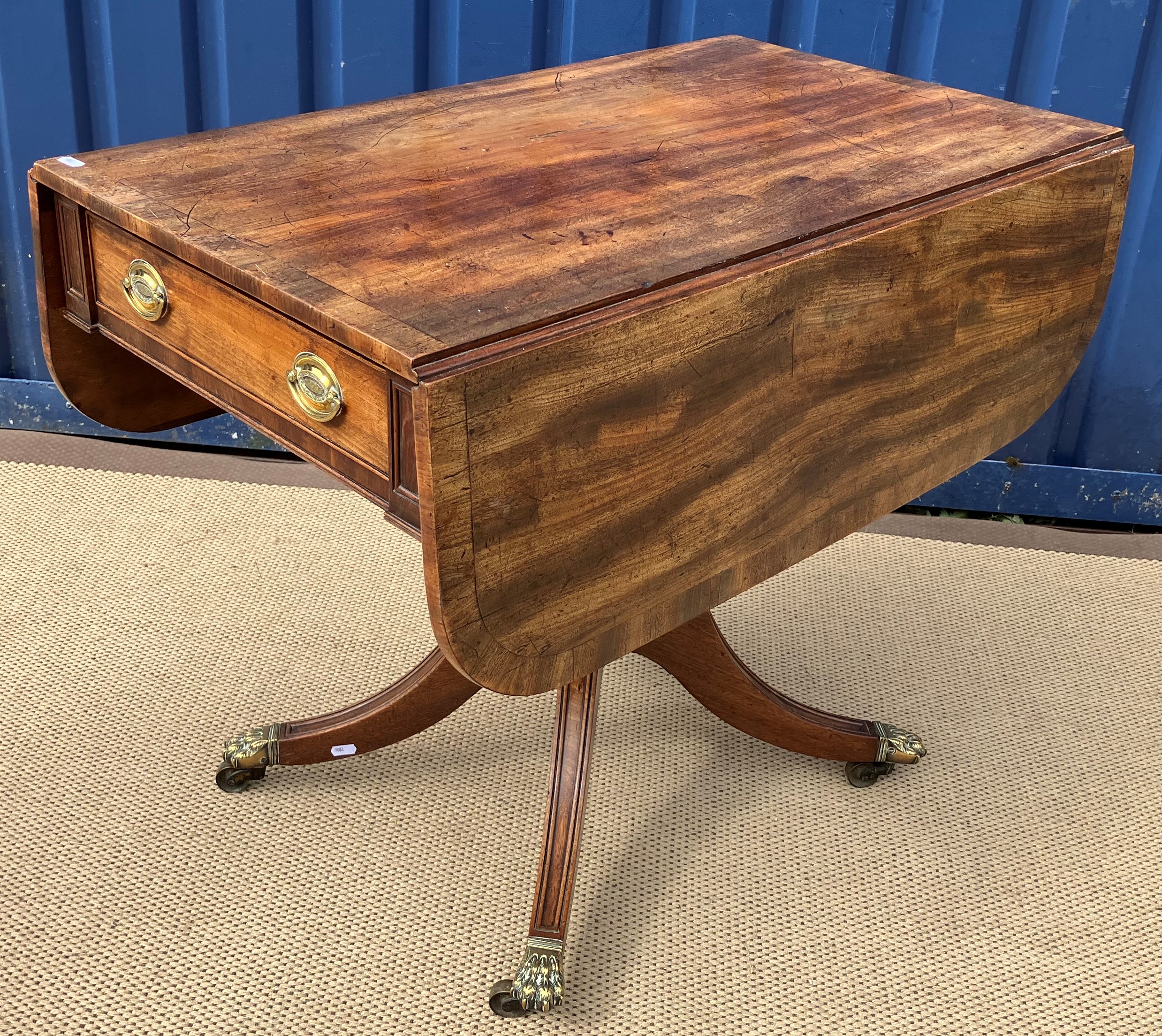 A late Regency mahogany Pembroke table, - Image 2 of 3