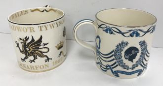 A collection of various china wares including a Richard Guyatt for Wedgwood & Barlaston royal