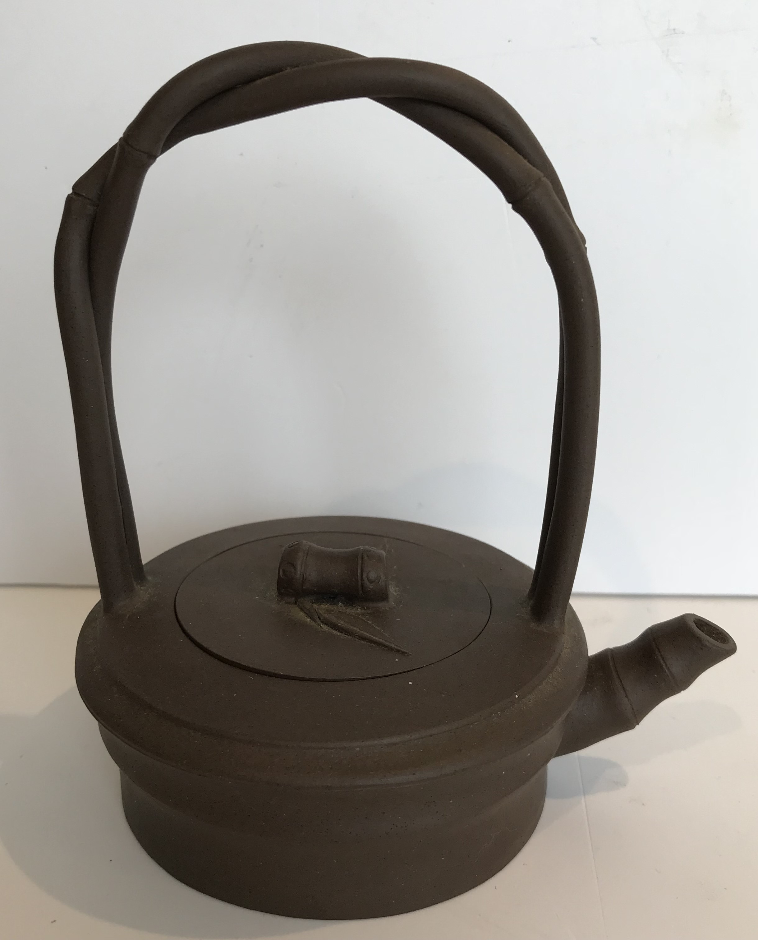 A collection of six Chinese Yi Xing tea pots various with various seal marks together with a Yi Xing - Image 24 of 26