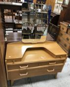 A G-Plan light oak two door wardrobe, 12