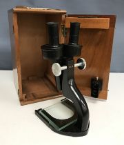 A Charles Perry DMIS No. 3 microscope, N
