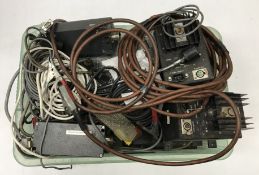 A collection of vintage circuit boards,