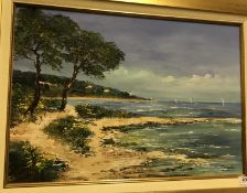 MARIE-ANGE GERODEZ “Coastal landscape wi