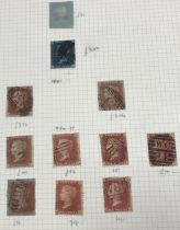 A collection of 148 Penny Red stamps and