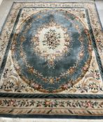 A Chinese superwash carpet, the central