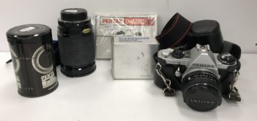 A Pentax ME Super Body camera and origin