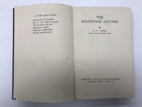 C S LEWIS "The Screw Tape Letters", firs