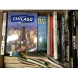 Atlases, city guides, travel and gardening, a quantity